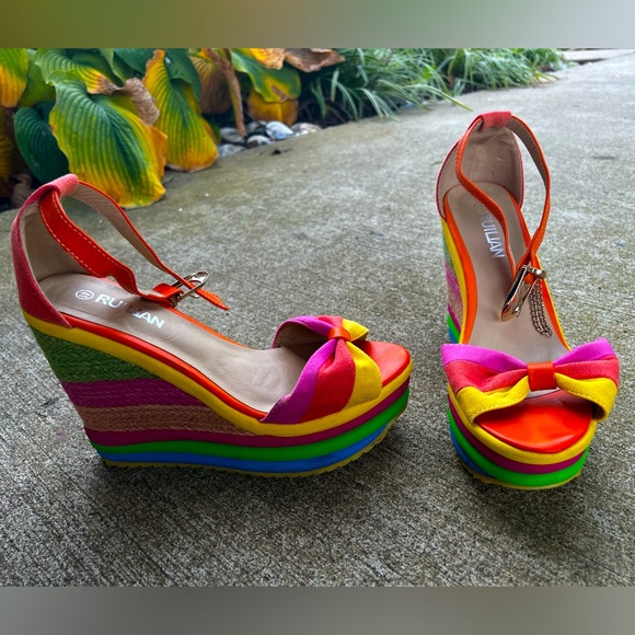 Vimisaoi Ruilian Rainbow wedges 🌈 - Picture 3 of 5